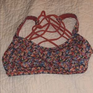 Floral free to be wild bra top